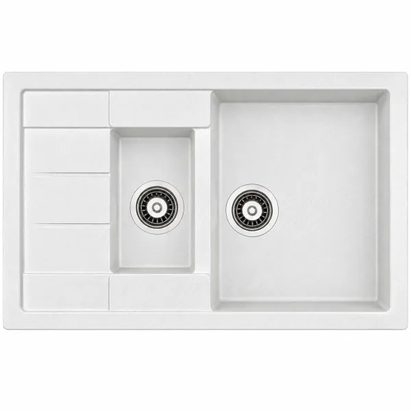 Granite sink Adamant ANILA PLUS White