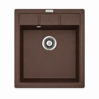 Granite sink Adamant BRICK Mokko