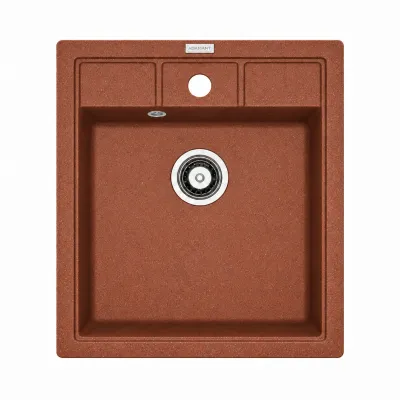 Granite sink Adamant BRICK Terra-cotta