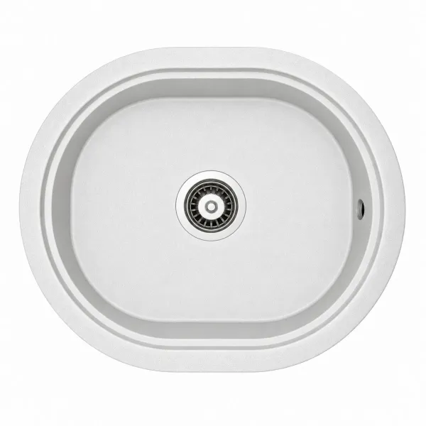 Granite sink Adamant CIRCUM White