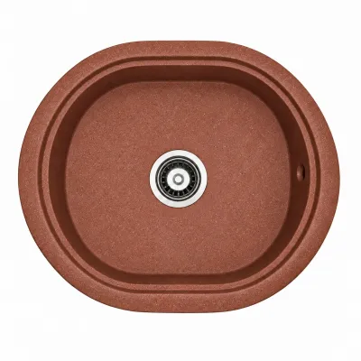 Granite sink Adamant CIRCUM Terra-cotta