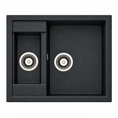 Granite sink Adamant DUPLEX Black