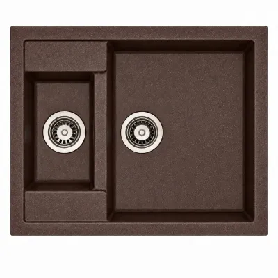 Granite sink Adamant DUPLEX Brown