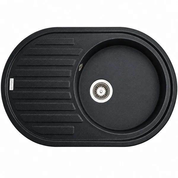 Granite sink Adamant ELLIPSIS Black
