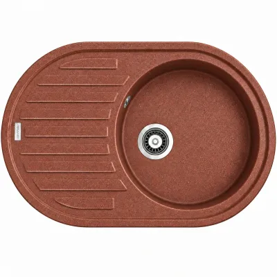 Granite sink Adamant ELLIPSIS Terra-cotta
