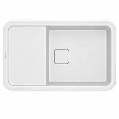 Granite sink Adamant EXISTENCE White