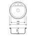 Granite sink Adamant FINE Mokko Granite sink Adamant FINE Mokko
