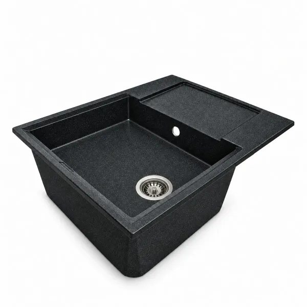 Granite sink Adamant HORIZON MEDIUM Metallic black