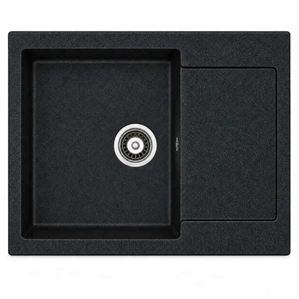 Granite sink Adamant MINIMAL Metallic black