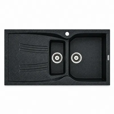 Granite sink Adamant NEW LINE PLUS Metallic black Granite sink Adamant NEW LINE PLUS Metallic black