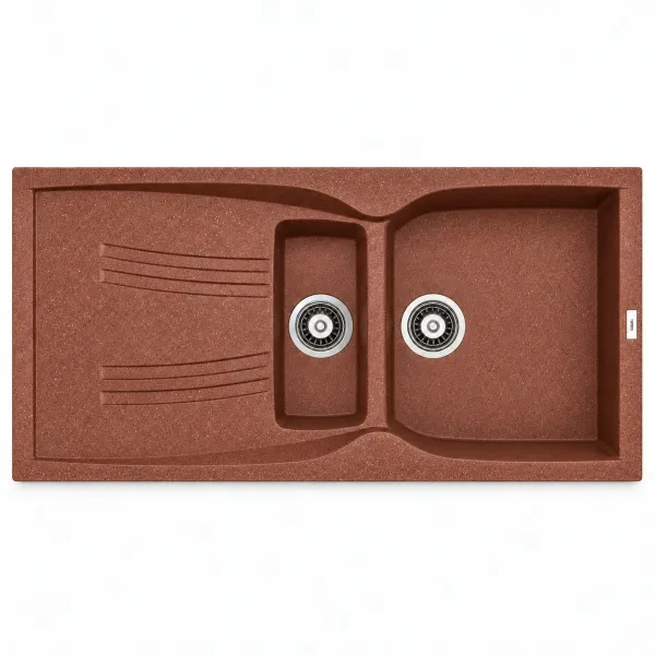 Granite sink Adamant NEW LINE PLUS Terra-cotta