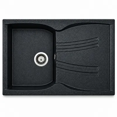 Granite sink Adamant NEW LINE Metallic black Granite sink Adamant NEW LINE Metallic black