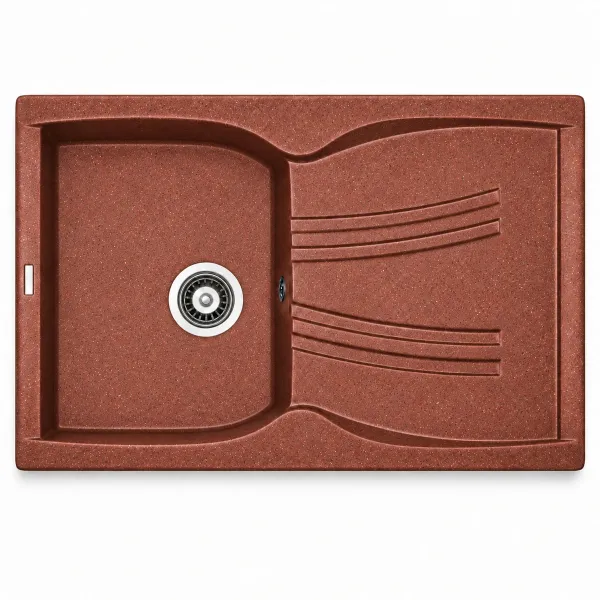 Granite sink Adamant NEW LINE Terra-cotta