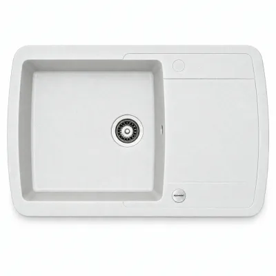 Granite sink Adamant OPTIMAKS White Granite sink Adamant OPTIMAKS White
