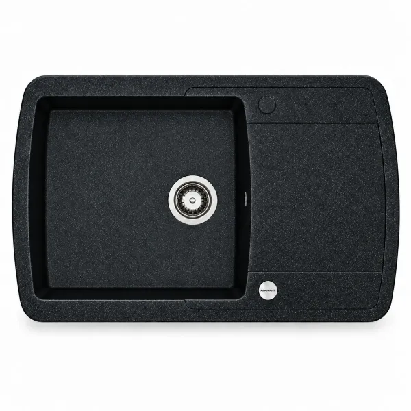 Granite sink Adamant OPTIMAKS Metallic black