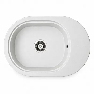 Granite sink Adamant OVALE White Granite sink Adamant OVALE White