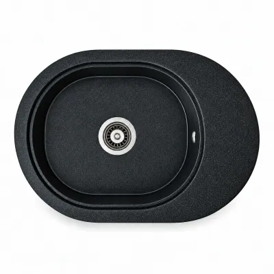Granite sink Adamant OVALE Metallic black Granite sink Adamant OVALE Metallic black