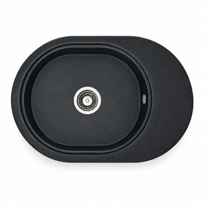 Granite sink Adamant OVALE Black Granite sink Adamant OVALE Black
