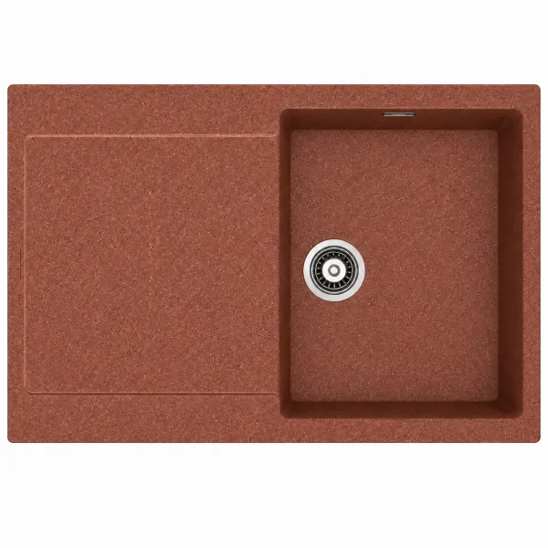 Granite sink Adamant PLANA Terra-cotta