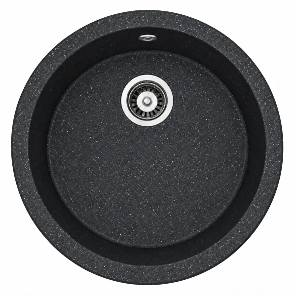 Granite sink Adamant PLAY Metallic black