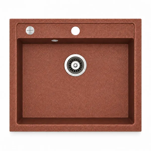 Granite sink Adamant PRIZMA Terra-cotta