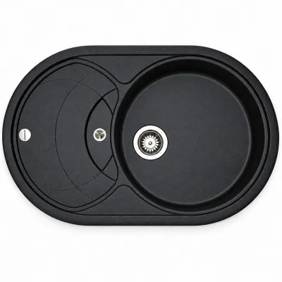 Granite sink Adamant SHELL Black Granite sink Adamant SHELL Black