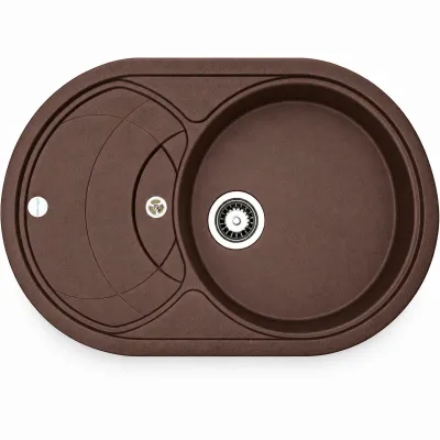 Granite sink Adamant SHELL Mokko