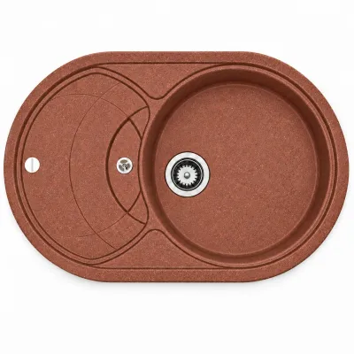 Granite sink Adamant SHELL Terra-cotta
