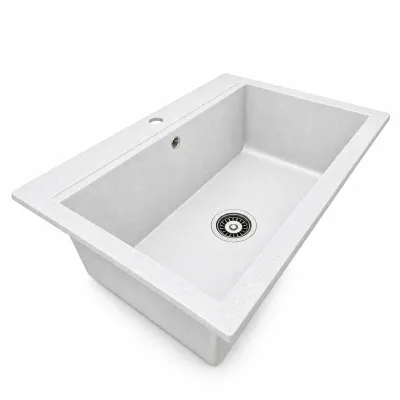 Granite sink Adamant SIMILAR SINGLE White Granite sink Adamant SIMILAR SINGLE White