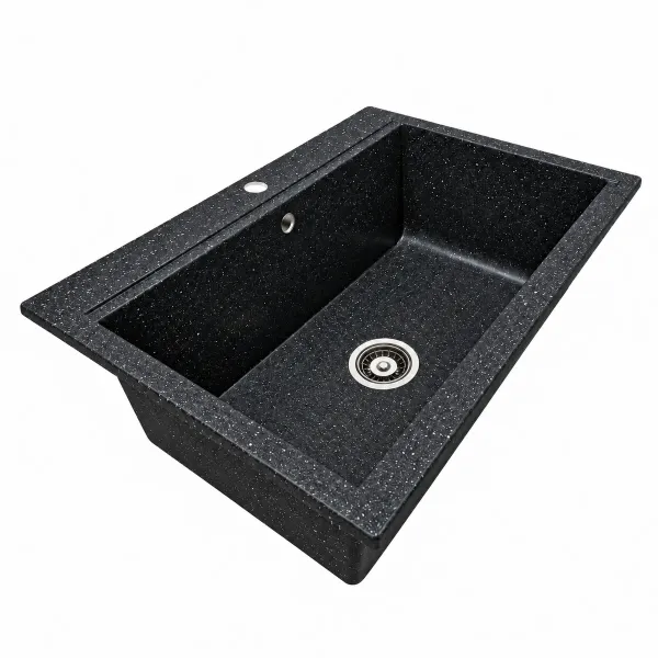 Granite sink Adamant SIMILAR SINGLE Metallic black