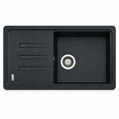 Granite sink Adamant SLIM LONG Metallic black Granite sink Adamant SLIM LONG Metallic black