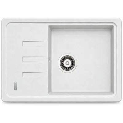 Granite sink Adamant SLIM White Granite sink Adamant SLIM White