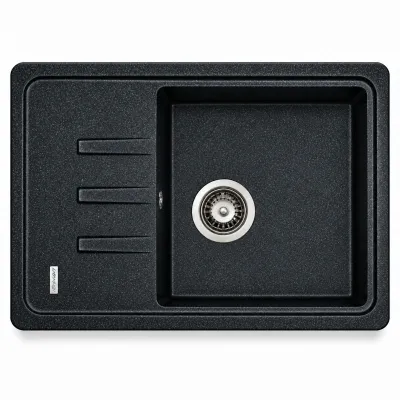 Granite sink Adamant SLIM Metallic black Granite sink Adamant SLIM Metallic black