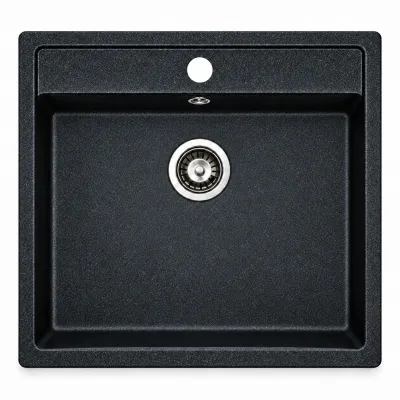Granite sink Adamant STEP Metallic black Granite sink Adamant STEP Metallic black