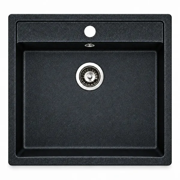 Granite sink Adamant STEP Metallic black Granite sink Adamant STEP Metallic black