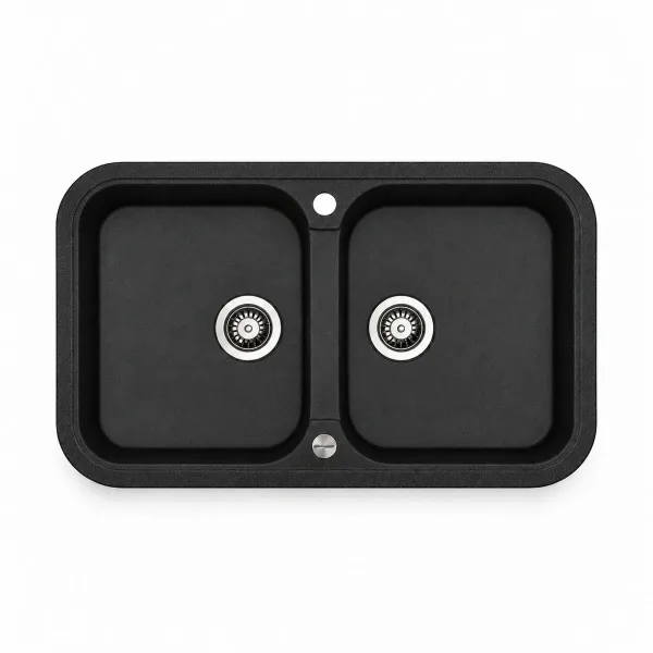 Granite sink Adamant TWINS Anthracite
