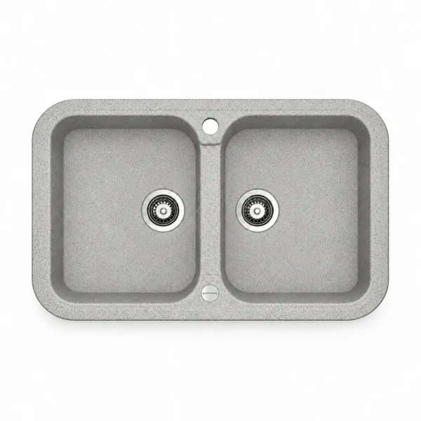 Granite sink Adamant TWINS Terra