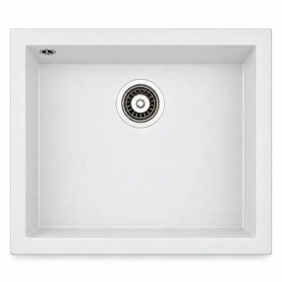 Granite sink Adamant UNIVER White Granite sink Adamant UNIVER White