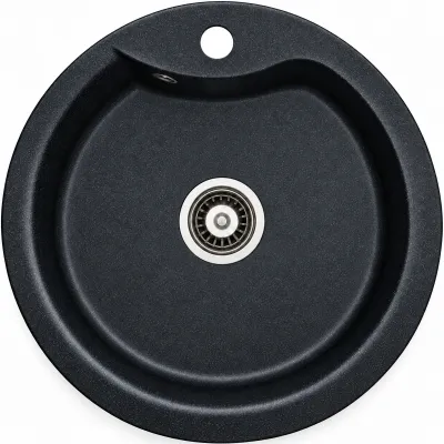 Granite sink Adamant WAVE Metallic black