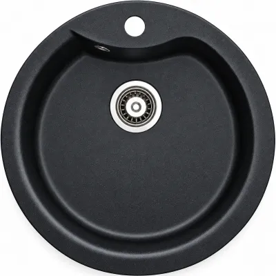 Granite sink Adamant WAVE Black