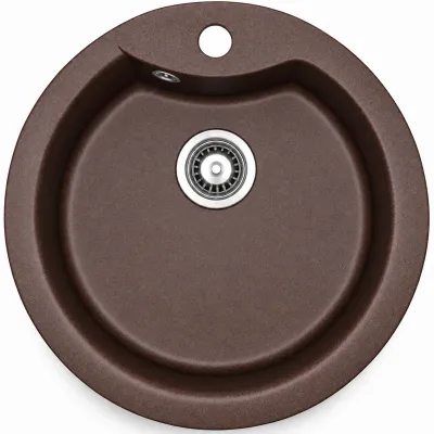 Granite sink Adamant WAVE Mokko