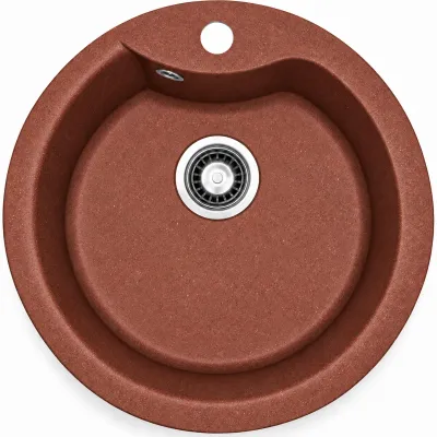 Granite sink Adamant WAVE Terra-cotta