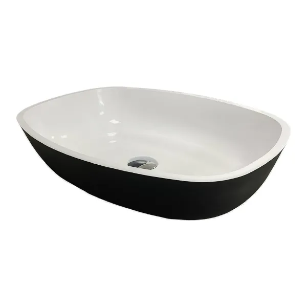 Washbasin Adamant Amarant Black-white