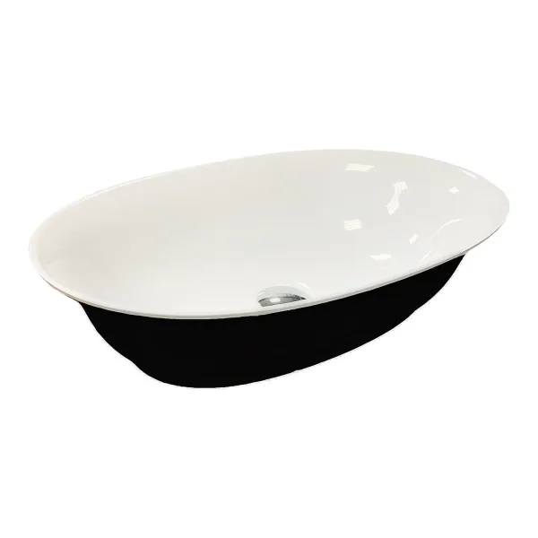 Washbasin Adamant Bellagio Black-white