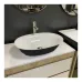 Washbasin Adamant Bellagio Black-white