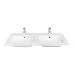 Washbasin Adamant Flat double 120 White