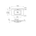 Washbasin Adamant Flat 100 White