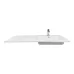Washbasin Adamant Flat 120 R White