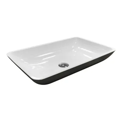 Washbasin Adamant Lower Black-white
