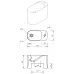 Washbasin Adamant Picollo L White Washbasin Adamant Picollo L White